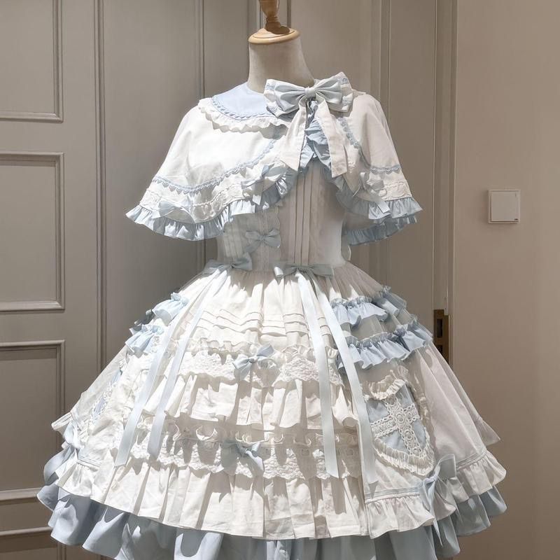 Japanese Lifestyle - Japanese Cosplay Lolita 2 Piece Dress