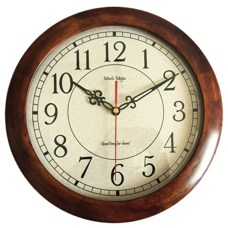 Japanese Lifestyle Gifts - Japanese Style Wall Clock Vintage Wood