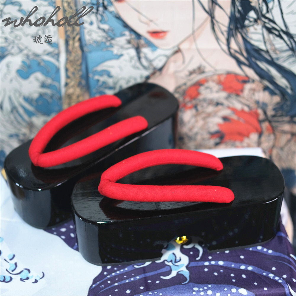 Geta Wooden Sandal - Summer Women Flip Flops Japanese Geisha
