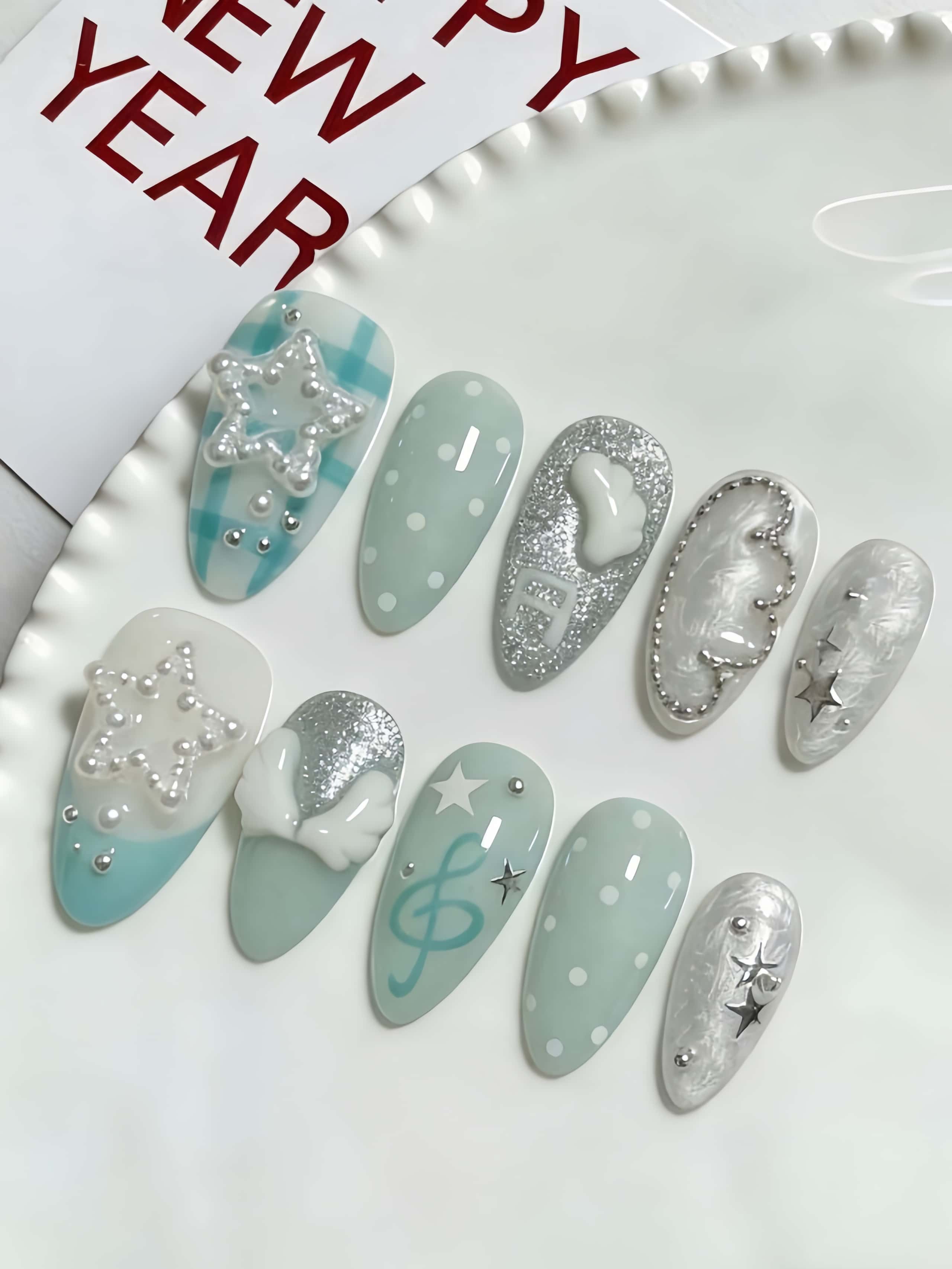 Japanese Lifestyle Gifts - 10 Pieces of Handmade Almond-Shaped Full-Cover