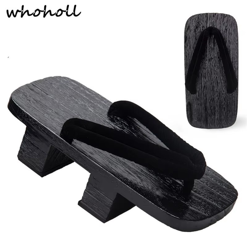 Geta Wooden Sandal - Whoholl Jiraiya Cosplay Japanese Kimono Geta