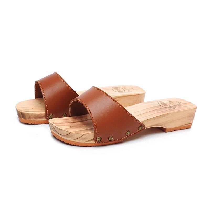 Geta Wooden Sandal - Women Wooden Slippers Summer Japanese Wooden