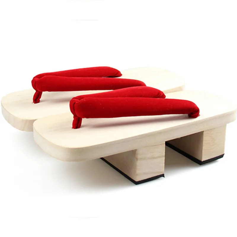 Geta Wooden Sandal - Cosplay Shoes Women's Double High Heel