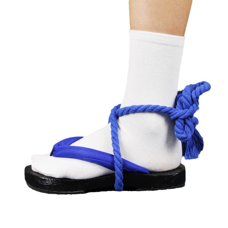 Blue Straps Geta Sandals – Jap - Geta Wooden Sandal ulasan dan harga