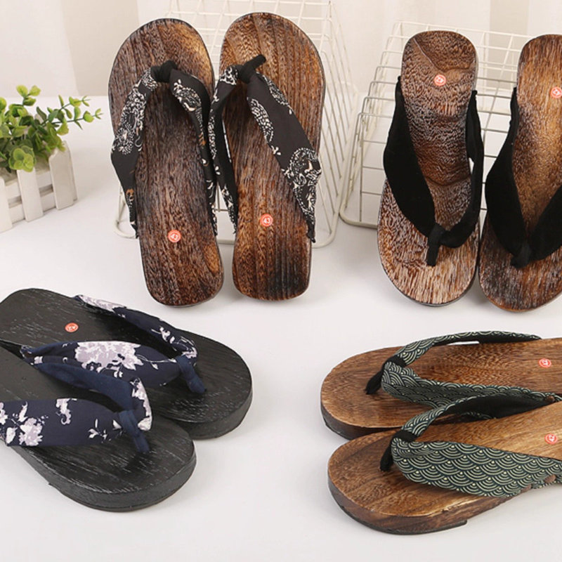 Anime Ninja Summer Clogs Slipp - Geta Wooden Sandal ulasan dan harga