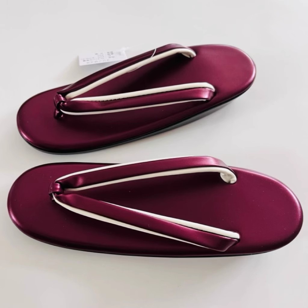 Japanese Women Geta Sandals PU - Geta Wooden Sandal ulasan dan harga
