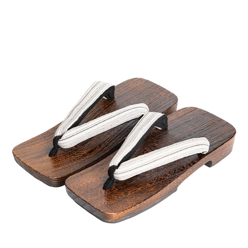 2026 New Japanese Men's Wooden - Geta Wooden Sandal ulasan dan harga