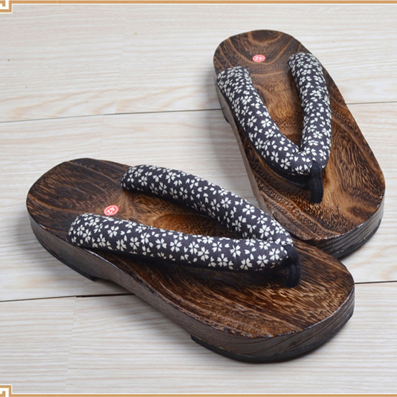 Unisex Wooden Paulownia Ninja  - Geta Wooden Sandal ulasan dan harga