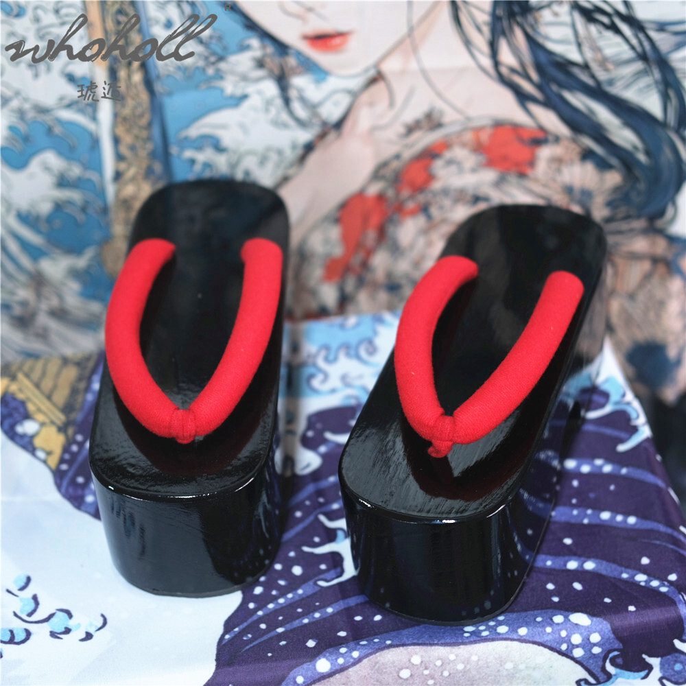Summer Women Flip Flops Japane - Geta Wooden Sandal ulasan dan harga