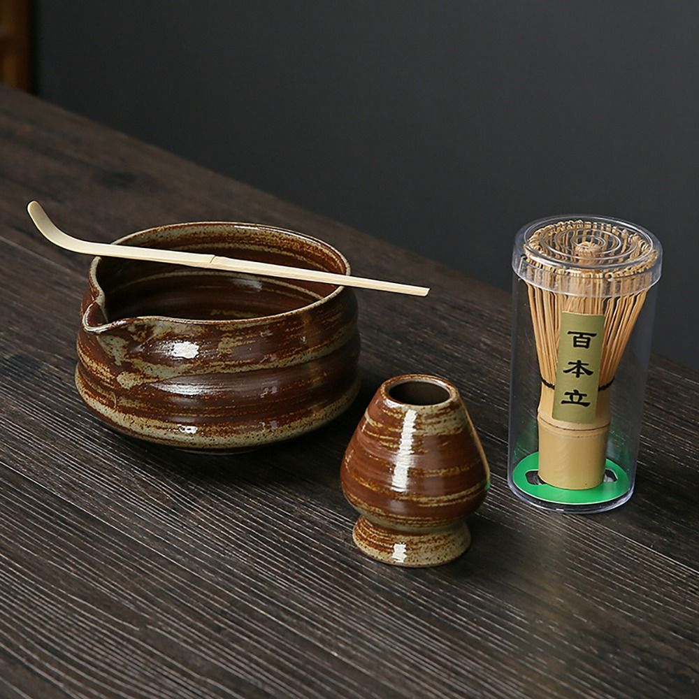 4PCS New Bamboo Ceramic Japane - Bamboo Whisk Chasen ulasan dan harga