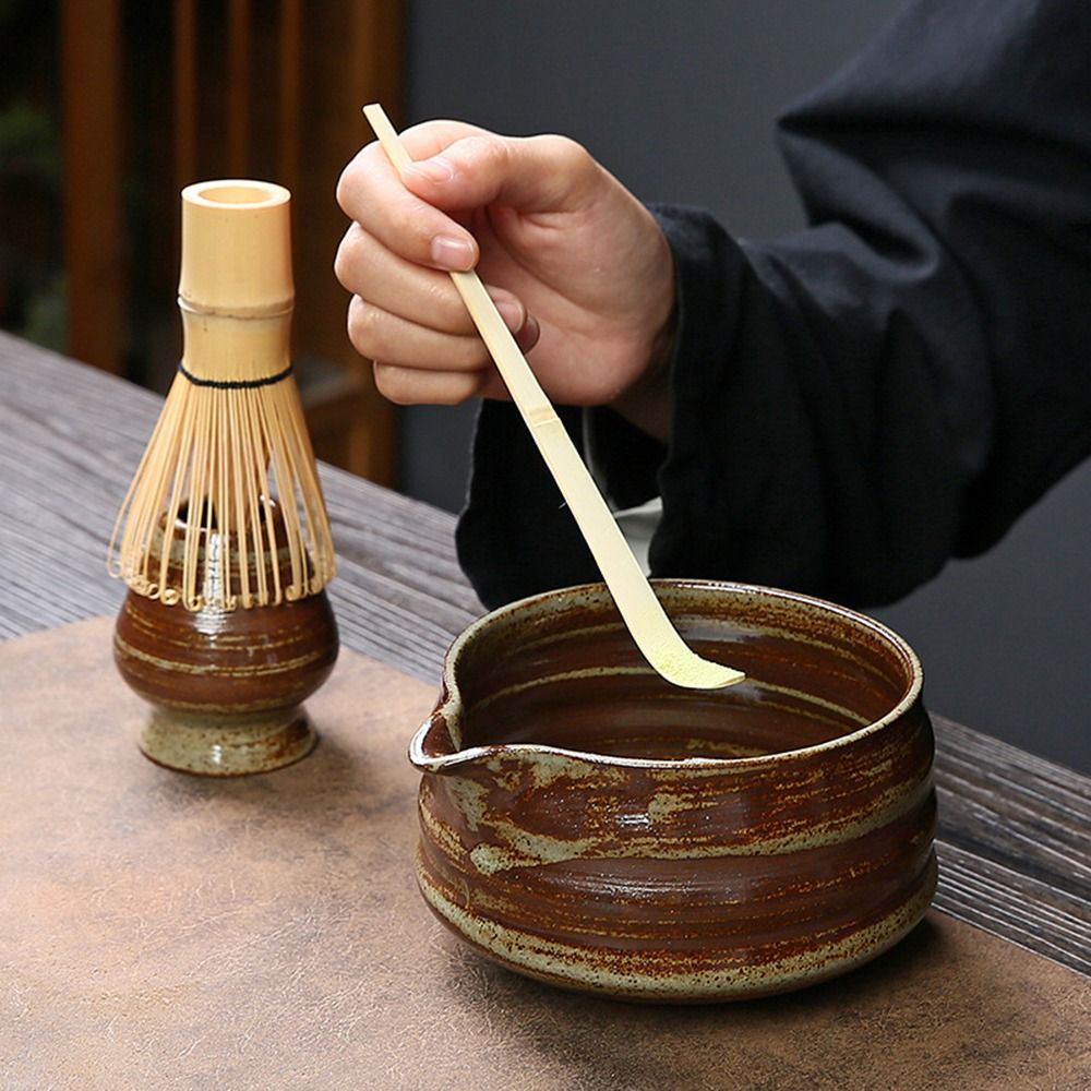 4PCS New Bamboo Ceramic Japane - Bamboo Whisk Chasen ulasan dan harga