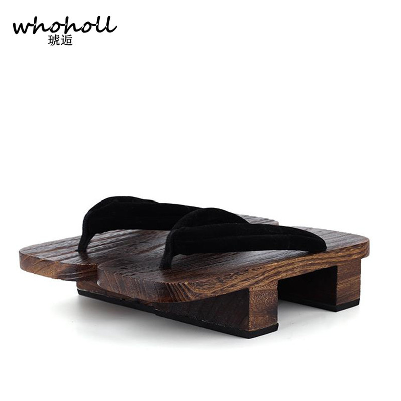 WHOHOLL Geta Two-toothed Sanda - Geta Wooden Sandal ulasan dan harga