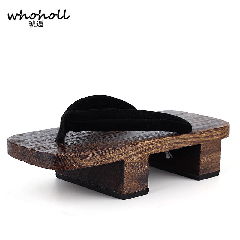 WHOHOLL Geta Two-toothed Sanda - Geta Wooden Sandal ulasan dan harga