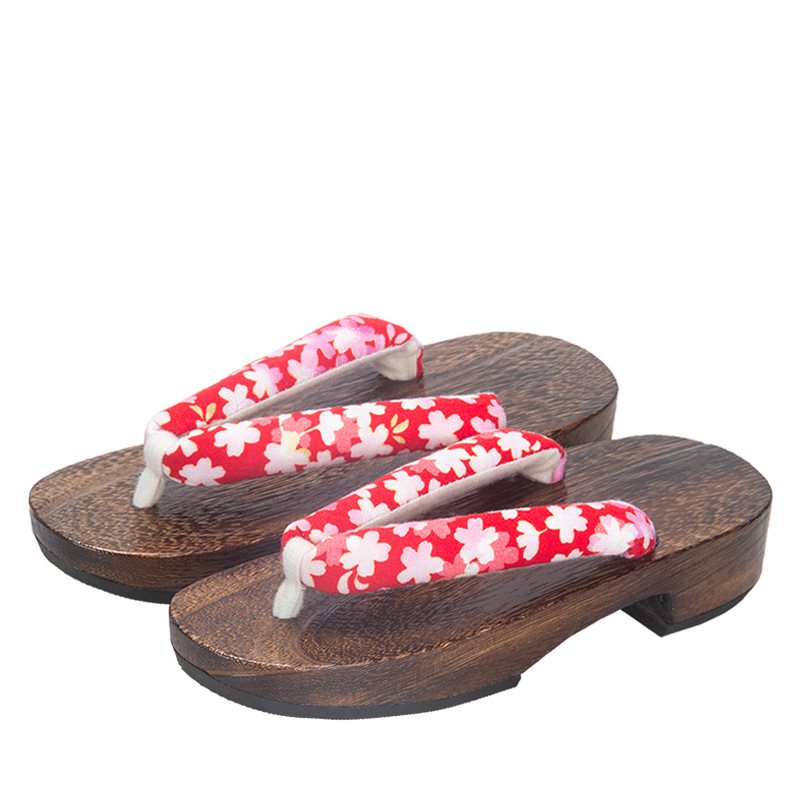 Japan Style Anime Cosplay Shoe - Geta Wooden Sandal ulasan dan harga