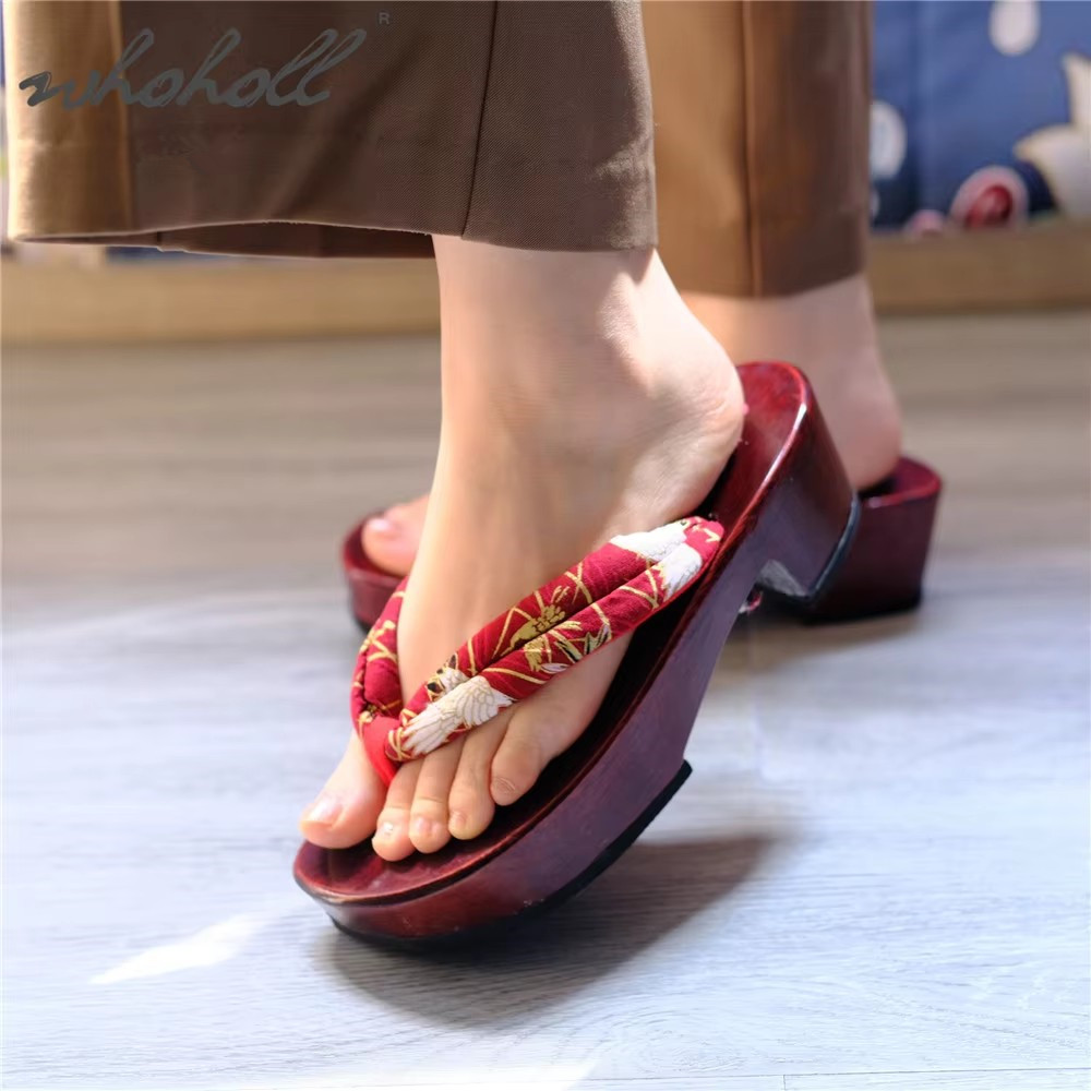 Japanese Geta Animation Coplay - Geta Wooden Sandal ulasan dan harga