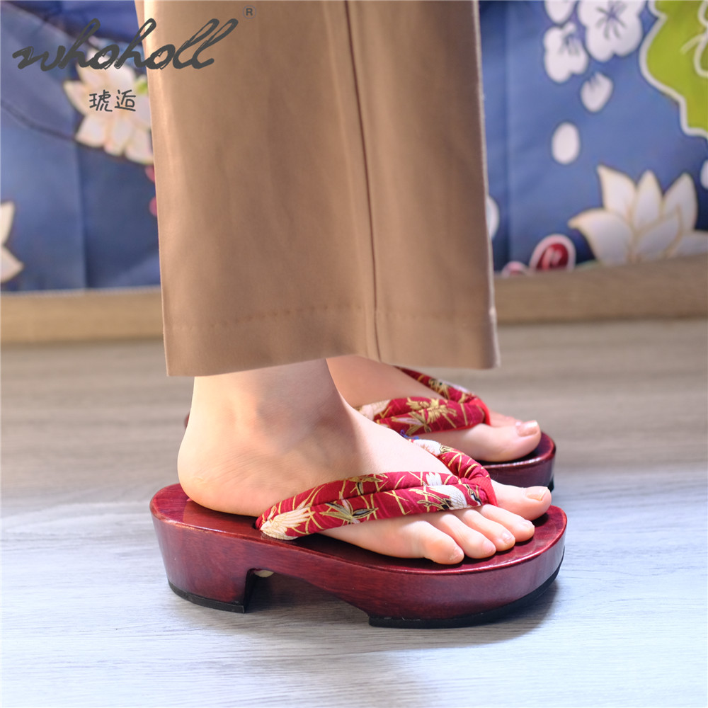 Japanese Geta Animation Coplay - Geta Wooden Sandal ulasan dan harga