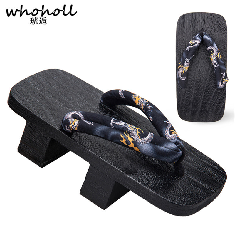 Whoholl Jiraiya Cosplay Japane - Geta Wooden Sandal ulasan dan harga
