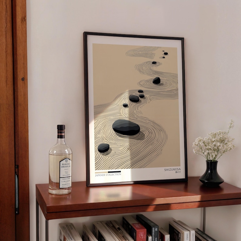 2pcs Japandi Zen Canvas Wall A - Japanese Lifestyle ulasan dan harga