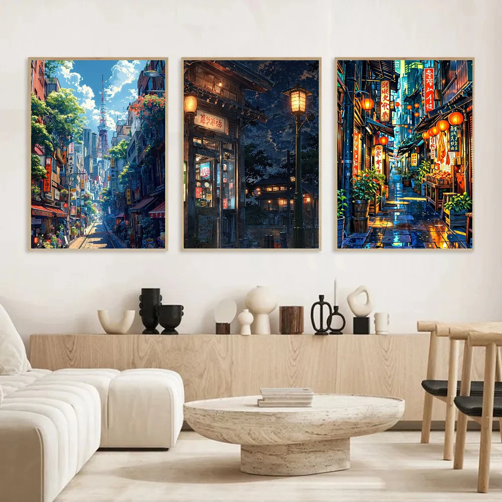 Manga Style Japanese Street La - Japanese Lifestyle Gifts ulasan dan harga