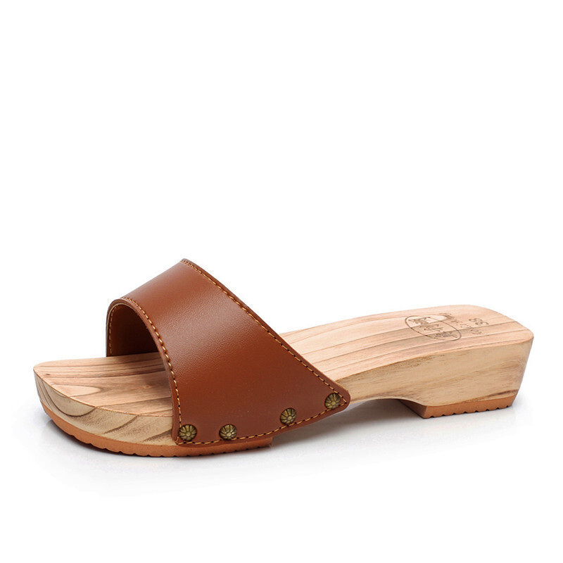 Women Wooden Slippers Summer J - Geta Wooden Sandal ulasan dan harga