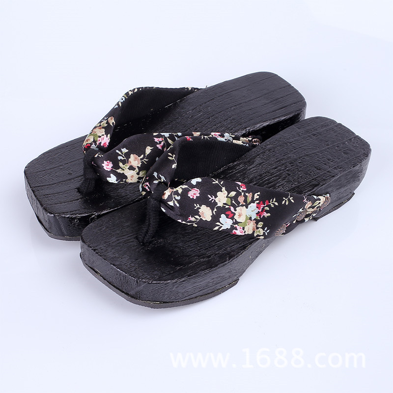 2026 New Women's 4cm Heel Geta - Geta Wooden Sandal ulasan dan harga