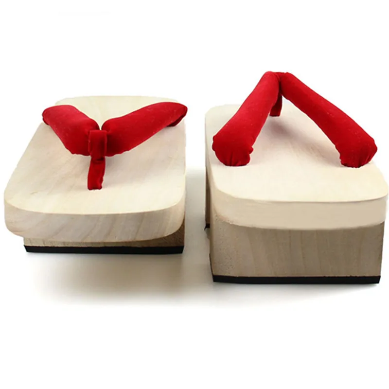 Cosplay Shoes Women's Double H - Geta Wooden Sandal ulasan dan harga